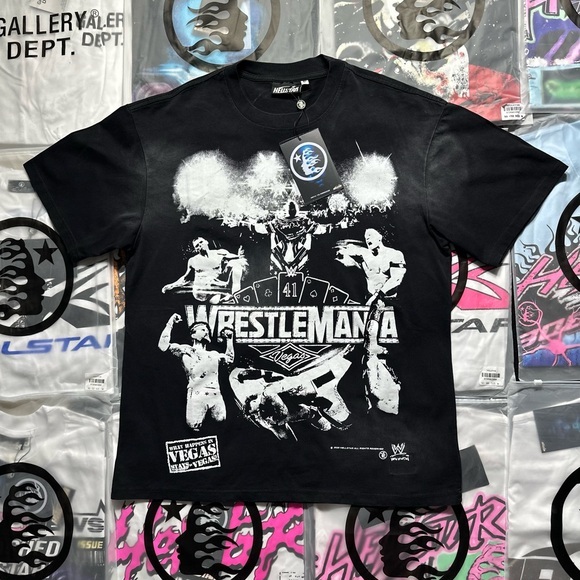 Hellstar Other - Hellstar X WWE Wrestlemania T-Shirt 'Black'